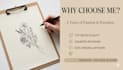 design a custom minimalist birth flower tattoo bouquet