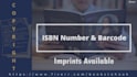 help you with isbn registration, imprint setup, and professional barcode design