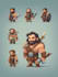 draw 2d game character illustration