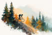 do  paint handmade watercolor illustration