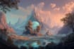 draw a natural landscape and background illustration