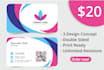 design business namecard unlimited revision