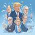 create a political cartoon or illustration