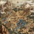 do fantasy map design vector map illustration city map