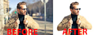 do photoshop image editing and background removal