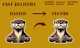provide you vector file of ai generated image and logo