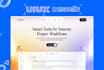 do figma design website hero secton uiux design
