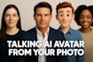 create a realistic ai talking avatar spokesperson video