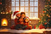 do a christmas family portrait