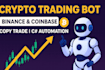 build copy trade bot coinbase bot binance trading bot crypto trading bot csharp