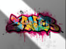 draw digital graffiti logo for you