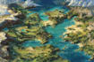 make fantasy map illustration