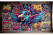 create custom graffiti art designs murals and wall arts