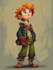 draw 2d game character illustration