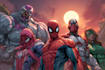 illustrate a superhero comic cover art