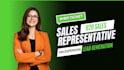 be your high ticket sales closer lead generation, b2b sales rep set appointments