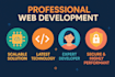 design a robust, secure, and scalable web app
