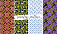 create unique seamless hand drawn digital patterns