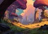 draw  fantasy landscapes and scenery art