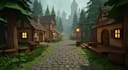 create 3d game environment, game map illustration for roblox, unity or unreal