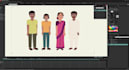 do 360 character body turn rig for your 2d animation in moho