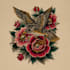 create custom logo old school traditional tattoo design