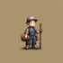 design a 2d pixel art character for your game