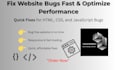 fix HTML, CSS, javascript and responsive website bugs