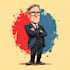 make political cartoons illustration