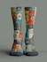 make a custom and pattern socks design