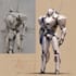 make mecha robot character design