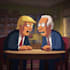 create a funny political cartoon for you