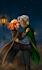 draw a fantasy character illustration in webtoon style