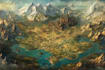 create fantasy game map design for you