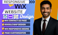 do wix contact us page, google map design, responsiveness and page customization