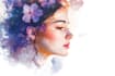 create digital watercolor illustration