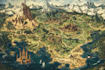 draw fantasy map illustration