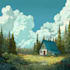 create cartoon background illustration