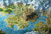 vector map illustration map design isometric