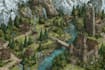 draw 2d rpg fantasy map, landscape, dndart map design