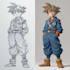 create anime and manga character illustration