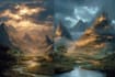 design detailed fantasy landscapes and environments