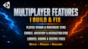 build and fix unity multiplayer mirror, photon, netcode
