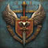 design fantasy game logo