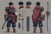 make a game character art, 2d game character art