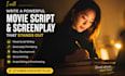 write an engaging movie script, screenplay, film story