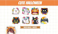 create halloween pixel art characters, pixel art animation and spritesheet