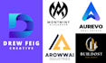 custom  modern professional logo