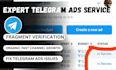 fix declined ads issues, run telegram ads, telegram promotion, verify fragment