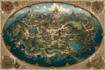 make a fantasy map illustration